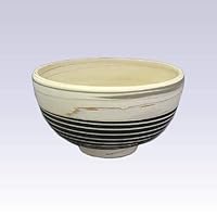 Tokoname Pottery Rice Bowl - KENJITOEN - Kneading Black - 1Rice Bowl [Standard Ship by SAL: NO Tracking Number & Insurance]
