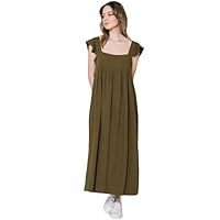 Long Dress Olive Color