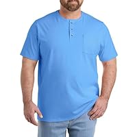 Harbor Bay by DXL Men's Big and Tall Slub Henley Shirt