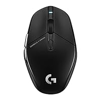 Logitech G303 Shroud Edition Wireless Gaming Mouse - LIGHTSPEED Wireless - HERO 25K - 25,600 DPI - 75 grams - 5-buttons – PC - Black