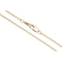 Flat Cable Chain Necklace with Lobster Claw Clasp 20Inch 14K Gold Finished Brass 2mm Chain Width Sold per 2pcs