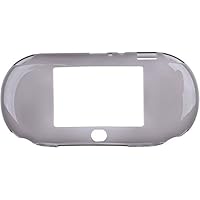 TPU Protective Silicone Case Skin Cover Shell for Playstation PS Vita 2000 PSV 2000 (Clear Black)