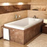 42 X 72 X 23 - Inch Rectangular Soaking Bathtub Venetian 4272VNC Soaking Tub