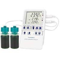 Traceable Excursion-Trac Data Logging Thermometer with Calibration; 2 Plastic Bottle Probes