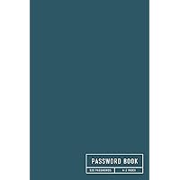Password book | Alphabetical Password Keeper for Website Logins: Paperback Password Notebook used for Internet Address and Password Organization (6 x 9 inches)