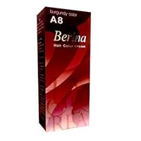 Berina Hair Color Cream Permanent A08 -Burgundy color