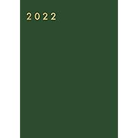 2022: Agenda 2022 XXL giorno per pagina 21x29,7 cm A4, italiano, colore: verde (Italian Edition)