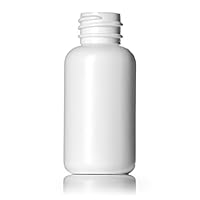 White Empty Paint Bottles, 1 Oz, Made of High-Density Polyethylene, Rigid with High Tensile Strength, Scratch Resistant- 120 Pcs
