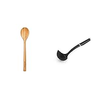 KitchenAid Universal Bamboo Tools, 12-Inch & Classic Soup Ladle, One Size, Black 2