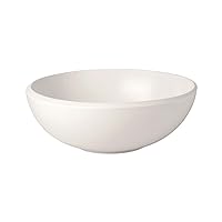 Villeroy & Boch NewMoon Large Salad Bowl for Every Occasion Premium Porcelain White Dishwasher Safe , 4000 ml