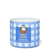 Bath & Body Works, White Barn 3-Wick Candle w/Essential Oils - 14.5 oz - 2022 Easter Scents! (Happy Easter - Tutti Frutti Candy)