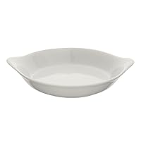 Browne Foodservice Au Gratin Dish, Round, Pack of 6,564010W