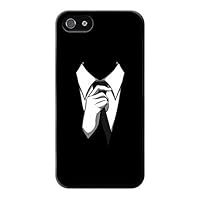 R1591 Anonymous Man in Black Suit Case Cover for iPhone 5 5S SE