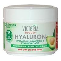 Victoria Hyaluron Avocado Oil & Matrixyl Anti-Wrinkle Cream for Day & Night With UV Filters (Ages 30+)- 50ml