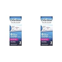 Clearblue Early Detection Pregnancy Test, 3ct (Pack of 2)