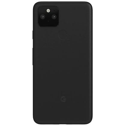Unlocked Google Pixel 5 128GB Just Black GA01316-US (Renewed)