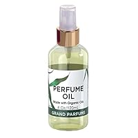 Grand Parfums Honeysuckle & Silk With Pheromones Perfume Spray On Fragrance Oil | 2 Oz Blended with Organic and Essential Oils | Alcohol-Free and Preservative Free | Made to Order