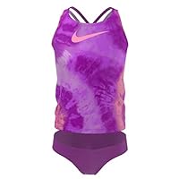 Nike girls Nike Swim Girls' Tie Dye Spiderback Tankini Set P