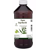 Organic Neem Oil -100% Pure Cold Pressed - 8 oz