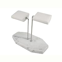 Jewelry Stand Marble Base Watch Stand Holder Metal Rod Display Props Bracelet Watch Display Jewelry Lengthen Placement Stand (Color : C)