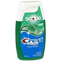 Plus Scope Toothpaste Liquid Gel Minty Fresh - 4.6 oz, Pack of 4