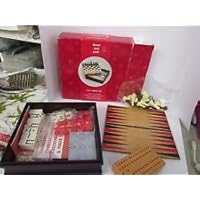 Dover & Yark '7 in 1 Game Set' Chess, Checkers, Backgammon, Cribbage, Dominoes, Pocker Dice & Playing Cards