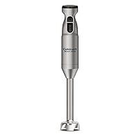 Cuisinart Hand Blender, Smart Stick 2-Speed Hand Blender- Powerful & Easy to Use Stick Immersion Blender-for-Shakes, Smoothies, Puree, Baby Food, Soups & Sauces, Silver, CSB-175SVP1