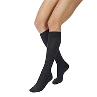 Jobst ActiveWear Cool Black Compression Socks, 15-20 mmHg, Large
