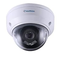 GeoVision GV-TDR4702-0F 4MP H.265 Super Low Lux WDR IR Mini Fixed Rugged IP Dome Camera, Intelligent IR Motion Detection, IP67 and IK10 Standards