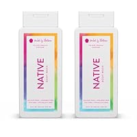 Native Body Wash for Men & Women, Seasonal | Sulfate Free, Paraben Free, Dye Free, with Naturally Derived Clean Ingredients Leaving Skin Soft and Hydrating, Tie-Dye Vanilla Cupcake 18 oz - 2 Pk