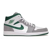 Nike DC7294-103 Air Jordan One Air Jordan 1 SE Mid Shoes Casual Running Sneakers Midcut White Pine Green Light Smoke Grey