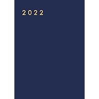 2022: Agenda settimanale 2022 XXL due pagine per settimana 21x29,7 cm A4, italiano, colore: blu (Italian Edition)