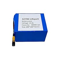 Rechargeable Batteries 32700 Lifepo4 Battery Pack 4S3P 12.8V 38Ah 4S 40A 100A Balanced BMS for Electric Boat and 12V Ups. 12.8V 1Pcs