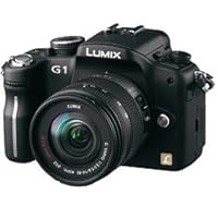 Panasonic Lumix DMC-G1 12.1MP Micro Four Thirds Interchangeable Lens Digital Camera with Lumix G Vario 14-45 mm f/3.5-5.6 ASPH Mega OIS Lens (Black)