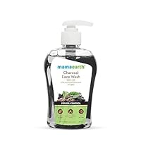 Mama.earth Charcoal Face Wash with Activated Charcoal & Coffee for Oil Control (250ml)
