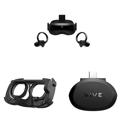 Vive Focus 3 Enterprise Virtual Reality Headset + Eye Tracker + Facial Tracker