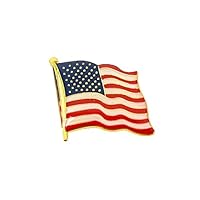 Treasure Gurus Enamel US American Flag Jacket Lapel Pin Patriotic Hat Bag Tack Backpack Decor USA Gift