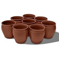 Reusable Natural Clay Mud Kulhad Kullad Tea Coffee Cup Set of 6 for Health Benifit 160ml