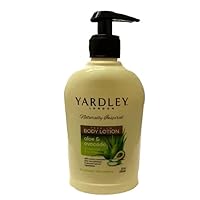 Yardley London Premium Body Lotion Aloe and Avocado Naturally Moisturizing 8.4oz.
