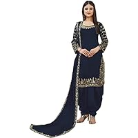 Women's Wear Pakistani Shalwar Kameez Pant Plazzo Suits Punjabi Patiyala with Dupatta Dresses