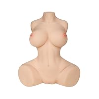 Sex Doll for Male Masturbator Lifelike Adult Torso Doll with Big Boobs, Vagina and Tight Anus 19.8 LB Realistic Adult Love Sex Doll with Pocket Pussy Ass Toy for Masturbation