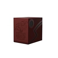 Dragon Shield Card Deck Box – Blood Red/Black 150CT – Durable and Sturdy TCG, OCG Card Storage – Compatible with MGT, Magic The Gathering, Commander Decks, Pokemon, Yugioh