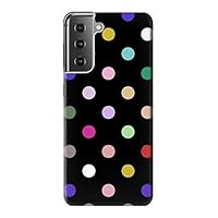 R3532 Colorful Polka Dot Case Cover for Samsung Galaxy S21 Plus 5G, Galaxy S21+ 5G