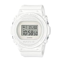CASIO BGD-570-7 Baby-G Wristwatch, Women's, Digital Sting, Model, Reprint, Waterproof, Sports, White