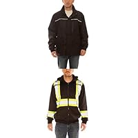 TINGLEY Sync System Bundle with Icon LTE Jacket & Job Sight Type O Sweatshirt, Black/Black, MD