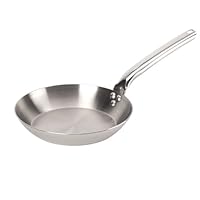De Buyer Professional 32 cm Stainless Steel Priority Frying Pan with Tube Handle 3690.32