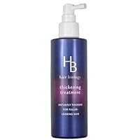 Hair Biology Thickening Treatment 6.4 Fl Oz. Infused with Biotin for Fine Thin or Flat Hair. For Fuller Looking Hair.
