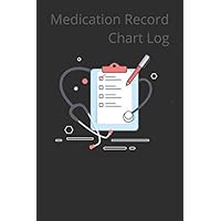 Medication Record Chart Log: Daily log, Medical insurance, Medical contacts, Medication log, Doctor appointments, Vital Signs tracking, Blood Sugar ... list, Doctor Visits, Emergency Contacts