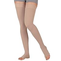 Juzo Dynamic Varin 3512 Thigh-High Compression Sock 30-40mmhg With Silicone Top Band