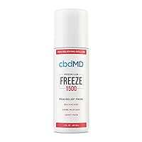 Purely 1500mg MD Premium Freeze Roll On - Organic Plant Based Amino Acids Omegas for Skin Pain Stress Relief Topical Lab Tested